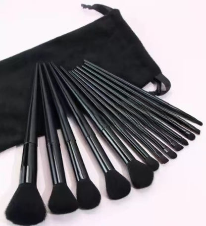 13 Piece Makeup Brush Set for Powder Blush Eye Lip