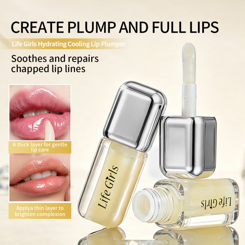 Lip-plumping oil