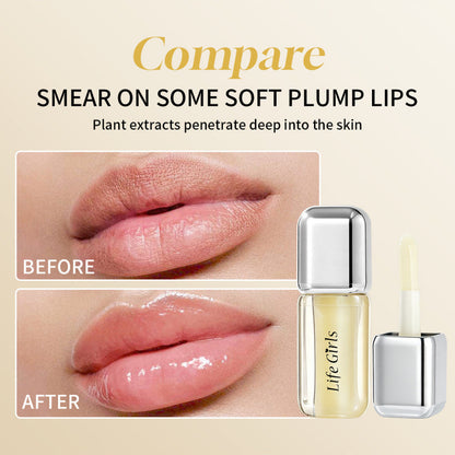 Lip-plumping oil