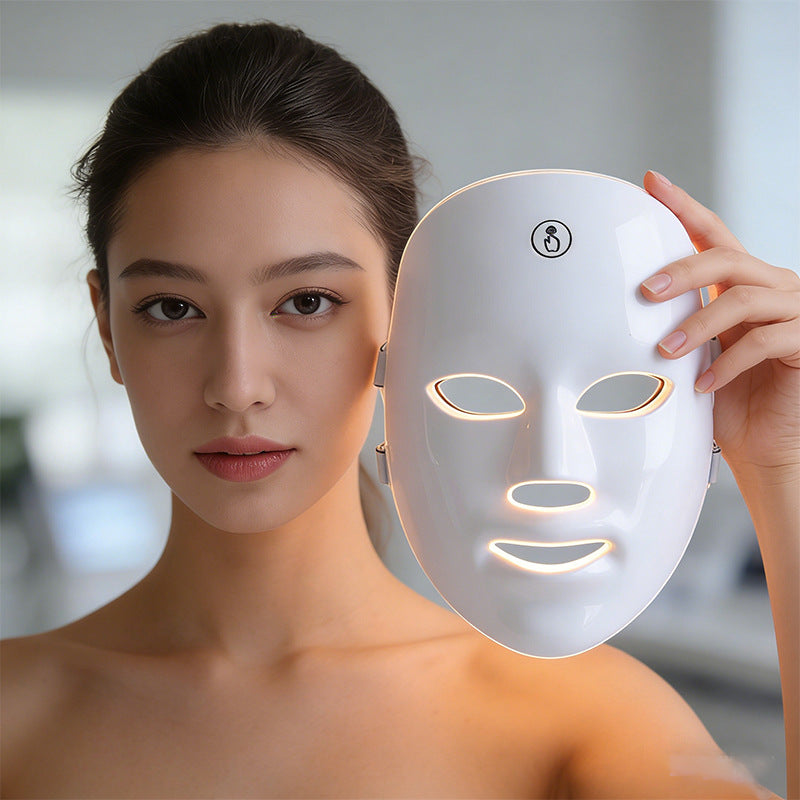 LED Light Therapy Facial Mask with Multi-Wavelength Care
