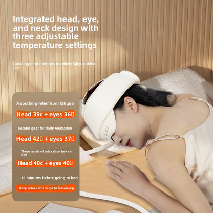 Electric Scalp and Eye Massager with Heat Therapy
