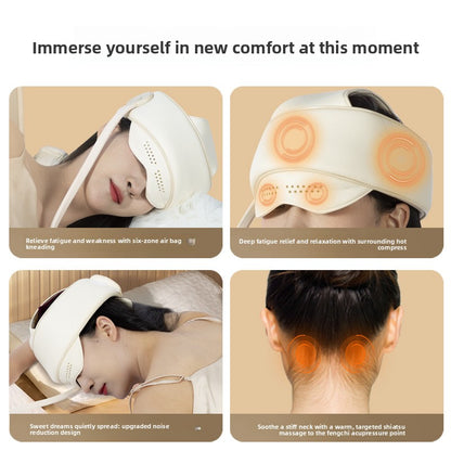 Electric Scalp and Eye Massager with Heat Therapy