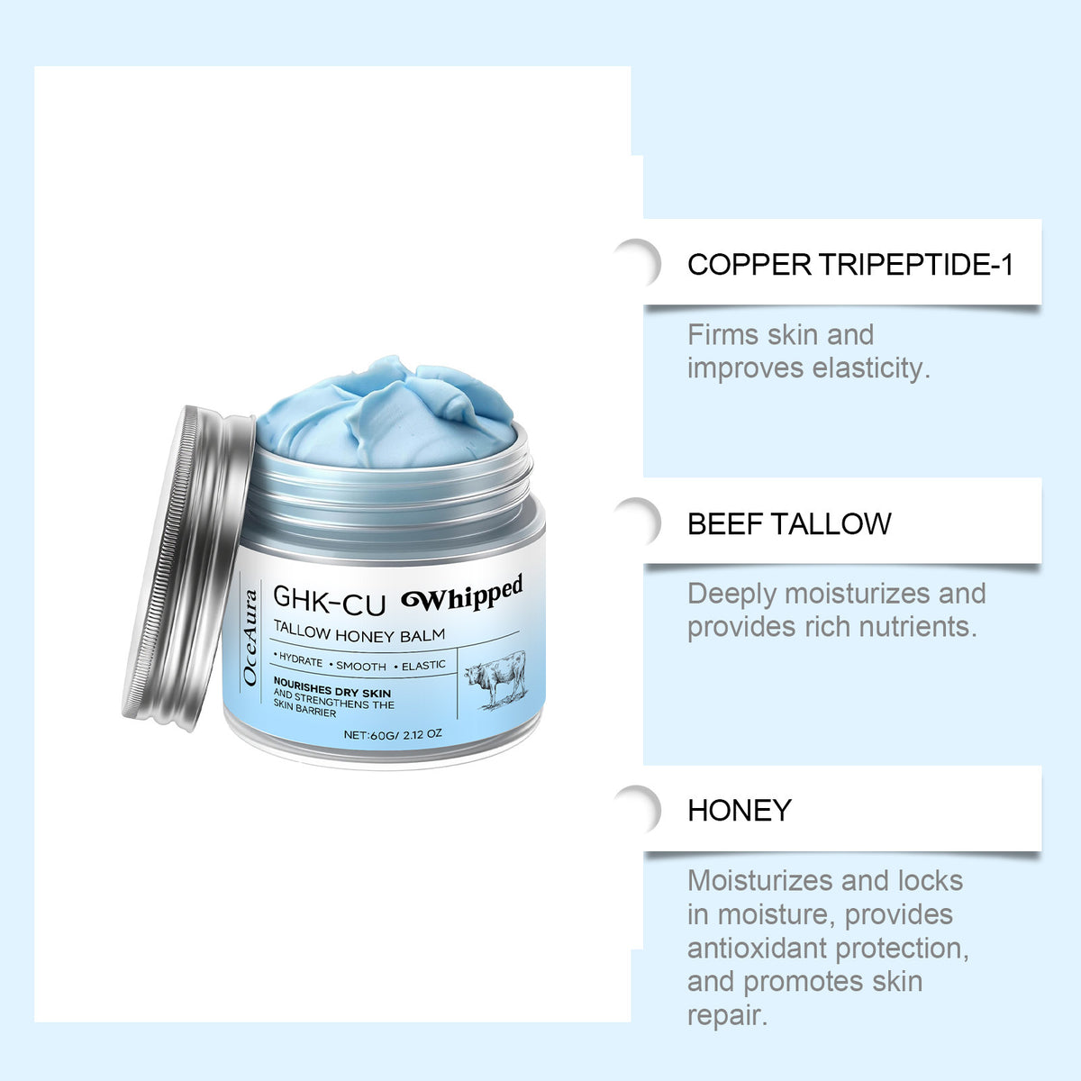 Tallow Honey Skin Care Cream