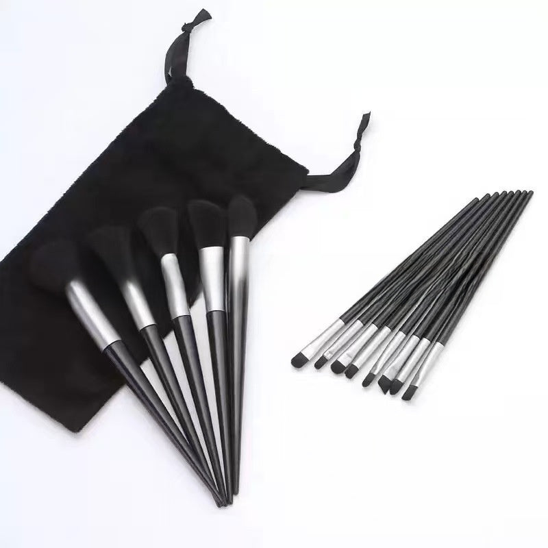 13 Piece Makeup Brush Set for Powder Blush Eye Lip