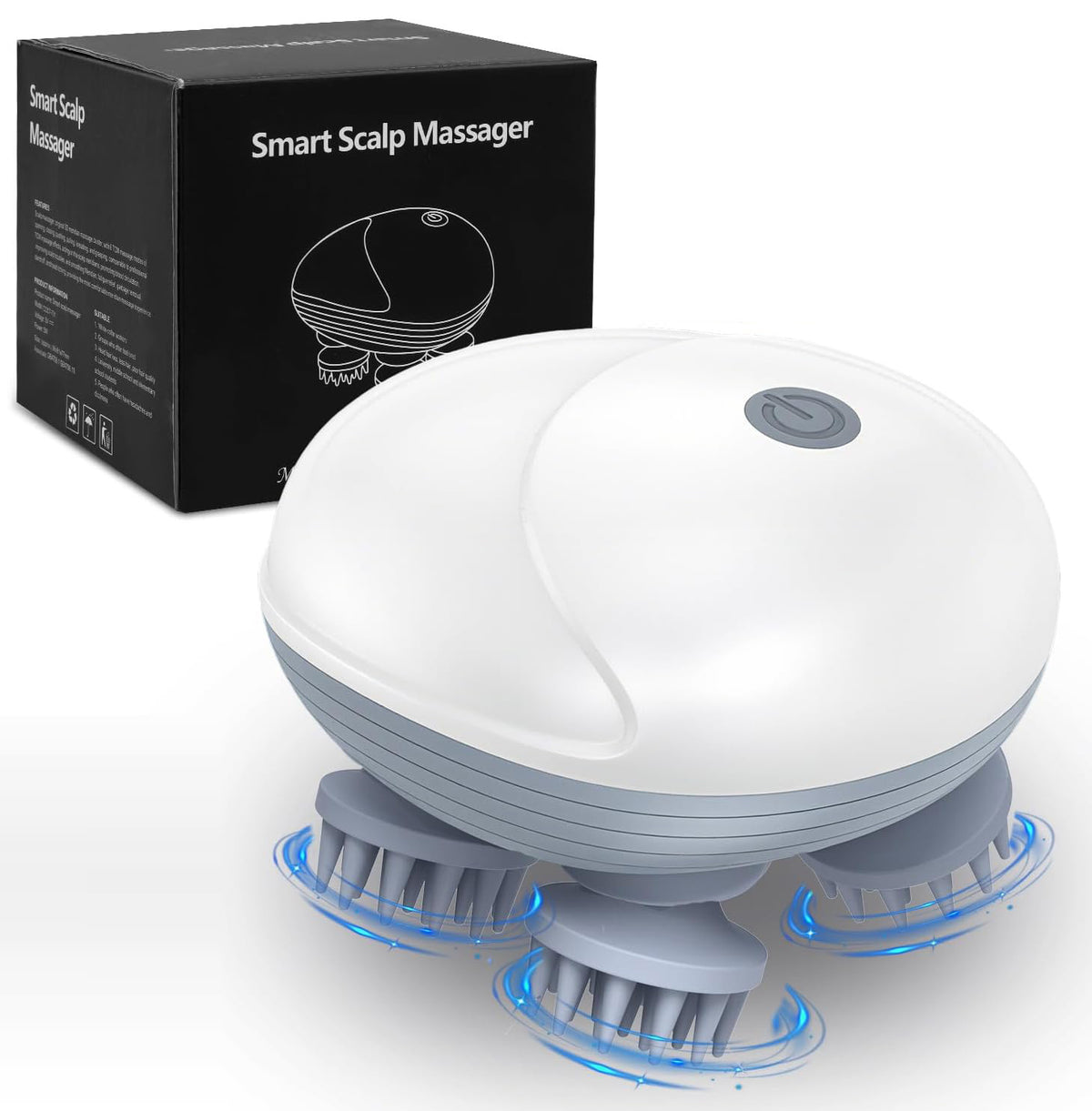 Electric Scalp Massager with Automatic Kneading