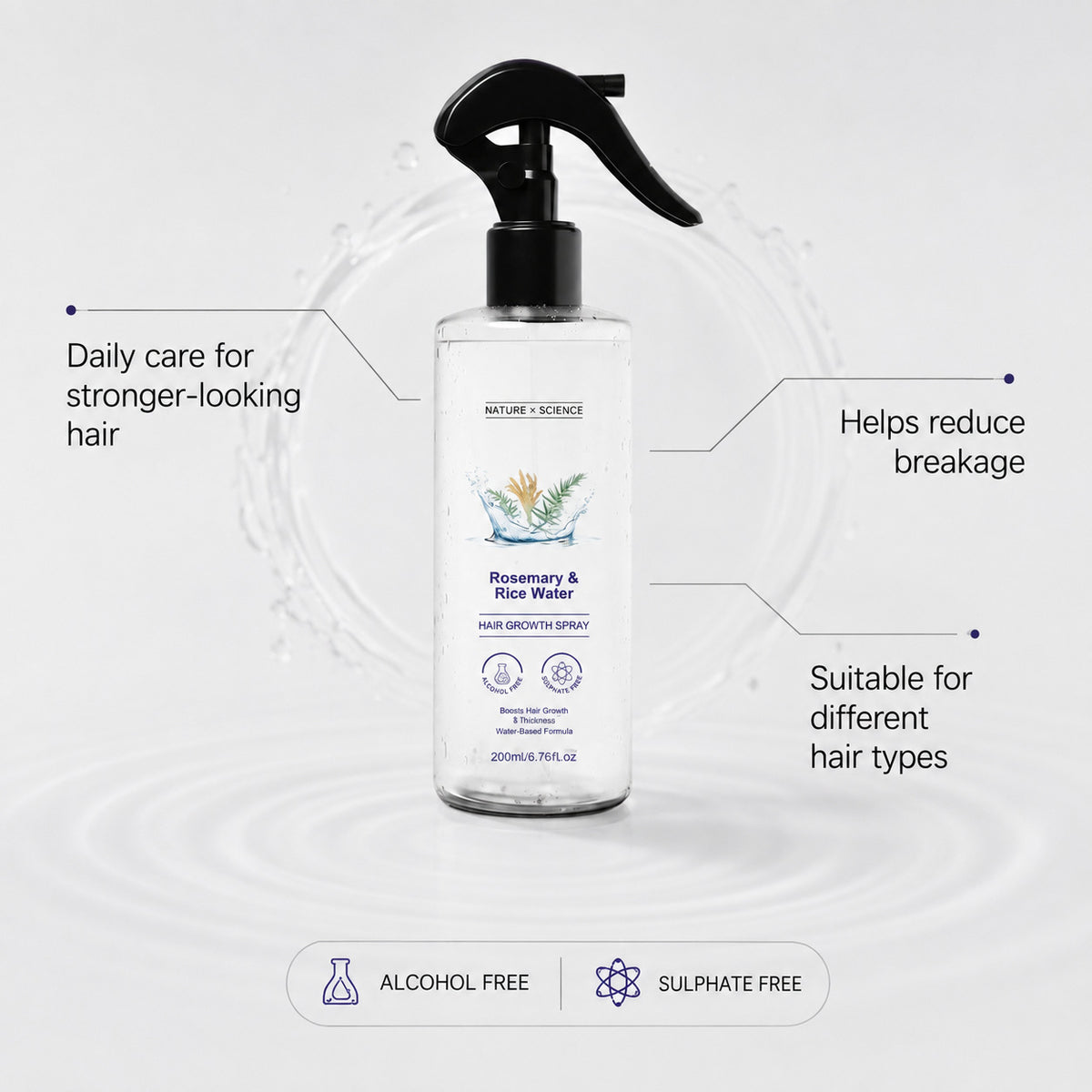 Rosemary Hair Growth Spray 200ML