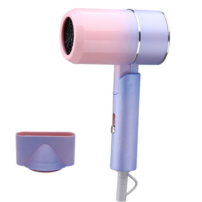 Folding Hair Dryer with Negative Ion and Blue Light